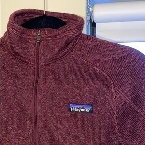 Maroon quarter zip